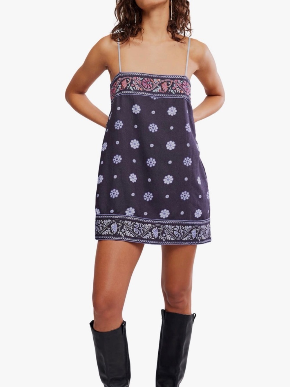 Free People Bali Take Me With You Mini Dress